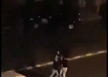 Konya’da gencin tekme tokat dövüldüğü anlar kamerada