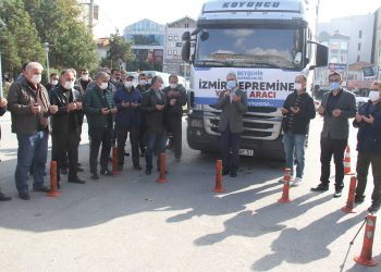 Beyşehir’den yardım tırı dualarla İzmir’e yola çıktı