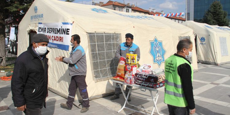 Beyşehir, İzmir’deki depremzedeler için tek yürek