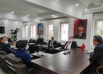 Beyşehir heyeti, Başkan Tutal’ı ziyaret etti